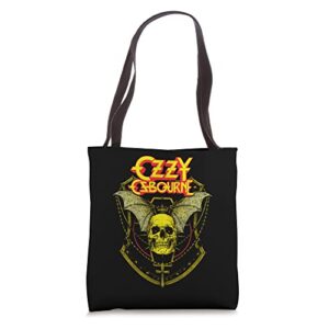 ozzy osbourne – crowned skull tote bag