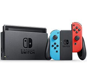 Nintendo Switch w/Neon Blue & Neon Red Joy-Con + Mario Kart 8 Deluxe (Full Game Download) + 3 Month Switch Online Individual Membership