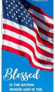 Pray for Our Nation Veterans Gifts Military Patriotic Bible Verse Bookmarks Fourth of July Memorial Day Cards Made in USA Flag Service Men Independence Day Bulk 100 Count