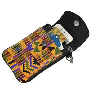 Print African Weaving Women'S Crossbody Handbags Phone Purses With Shoulder Strap Crossbody Bag Small For Women Men