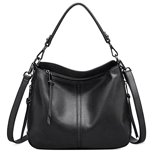 Handbags for Women Genuine Leather Hobo Bag Ladies Purses Crossbody Bags with Tassel