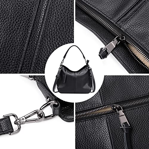 Handbags for Women Genuine Leather Hobo Bag Ladies Purses Crossbody Bags with Tassel