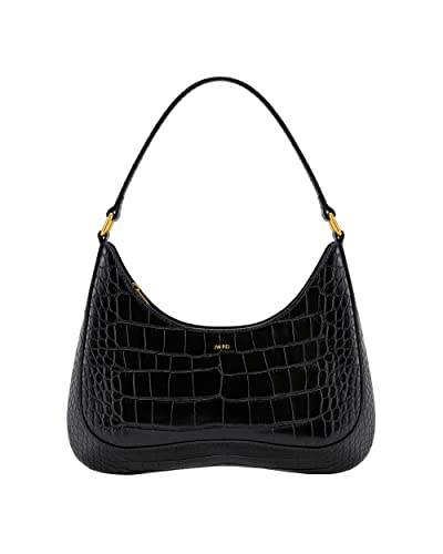 JW PEI Women's Ruby Shoulder Bag (Black Croc)