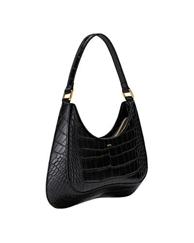 JW PEI Women's Ruby Shoulder Bag (Black Croc)