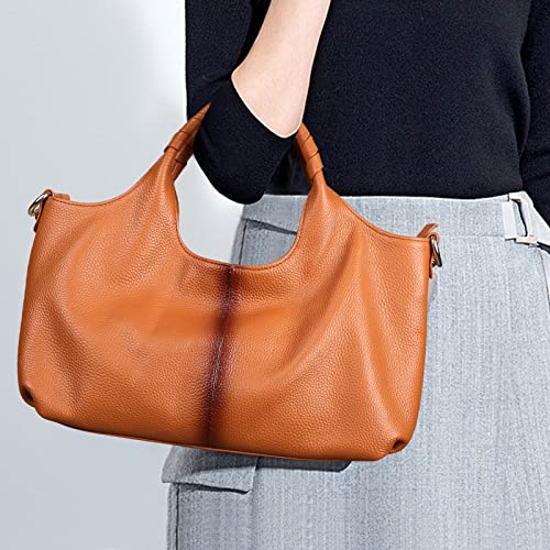 Womens Shoulder Handbags Genuine Leather Top Handle Satchel Ladies Purse Hobo Tote Crossbody Bags