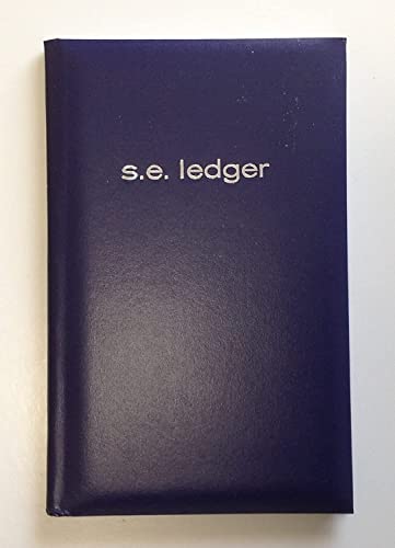 Single Entry Ledger Book, 6" x 9-1/2", 158 Pages with Vinyl Hard Cover (Asrtd Clrs) - One Book