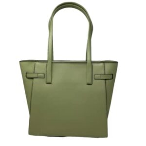 Michael Kors Carmen Large Leather NS Tote Shoulder Handbag (Light Sage)