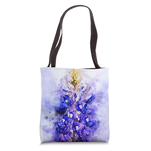 Water colored Original Bluebonnet for outdoor activities Tote Bag