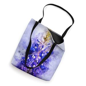 Water colored Original Bluebonnet for outdoor activities Tote Bag