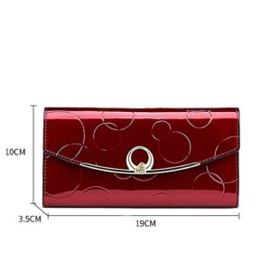 SXBCyan Coin Purse Card Holder Women's Wallet RFID Atmosphere Multi-functional Fashion Simple