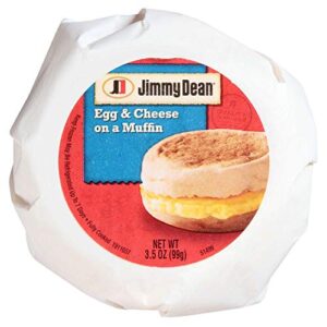jimmy dean, egg & cheese muffin, 3.5 oz. (12 count)