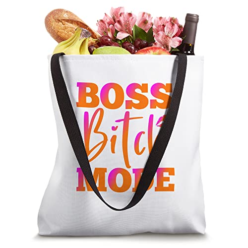 Boss Bitch Mode Motivational Funny Memes Tote Bag