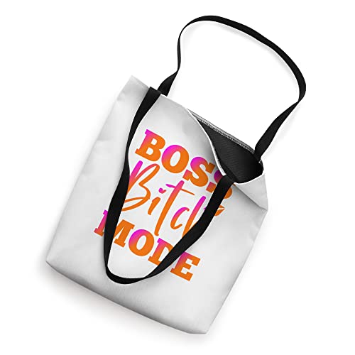 Boss Bitch Mode Motivational Funny Memes Tote Bag