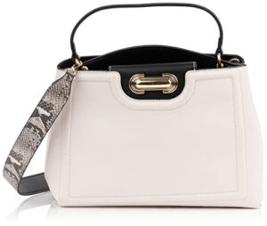 nine west pella satchel, milk multi