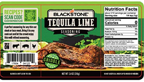 BBQ Seasonings and Rub Bundle - Blackstone All Purpose Seasoning 7.3 oz, Parmesan Ranch 7.3 oz, and Tequila Lime 7.4 oz with Coastal Cafe Dry Rub Tip Sheet (All Purpose/Parmesan Ranch/Tequila Lime)