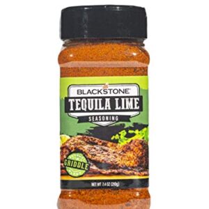 BBQ Seasonings and Rub Bundle - Blackstone All Purpose Seasoning 7.3 oz, Parmesan Ranch 7.3 oz, and Tequila Lime 7.4 oz with Coastal Cafe Dry Rub Tip Sheet (All Purpose/Parmesan Ranch/Tequila Lime)