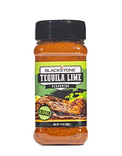 BBQ Seasonings and Rub Bundle - Blackstone All Purpose Seasoning 7.3 oz, Parmesan Ranch 7.3 oz, and Tequila Lime 7.4 oz with Coastal Cafe Dry Rub Tip Sheet (All Purpose/Parmesan Ranch/Tequila Lime)