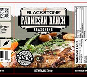 BBQ Seasonings and Rub Bundle - Blackstone All Purpose Seasoning 7.3 oz, Parmesan Ranch 7.3 oz, and Tequila Lime 7.4 oz with Coastal Cafe Dry Rub Tip Sheet (All Purpose/Parmesan Ranch/Tequila Lime)