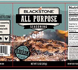 BBQ Seasonings and Rub Bundle - Blackstone All Purpose Seasoning 7.3 oz, Parmesan Ranch 7.3 oz, and Tequila Lime 7.4 oz with Coastal Cafe Dry Rub Tip Sheet (All Purpose/Parmesan Ranch/Tequila Lime)