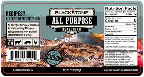 BBQ Seasonings and Rub Bundle - Blackstone All Purpose Seasoning 7.3 oz, Parmesan Ranch 7.3 oz, and Tequila Lime 7.4 oz with Coastal Cafe Dry Rub Tip Sheet (All Purpose/Parmesan Ranch/Tequila Lime)