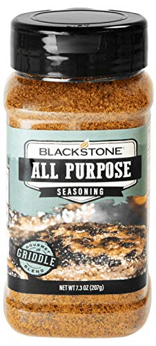 BBQ Seasonings and Rub Bundle - Blackstone All Purpose Seasoning 7.3 oz, Parmesan Ranch 7.3 oz, and Tequila Lime 7.4 oz with Coastal Cafe Dry Rub Tip Sheet (All Purpose/Parmesan Ranch/Tequila Lime)