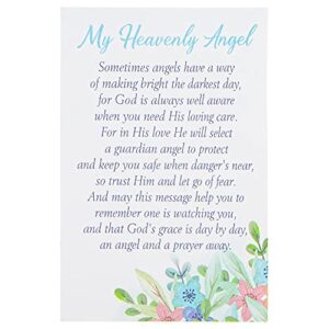 My Heavenly Angel Message Blue 3 x 2 Mini Cardstock Bookmarks Pack of 24