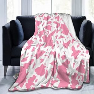 pink cow print blanket comfort cow print stuff warm pink cow print throw blankets soft stuff decor gifts for girls women