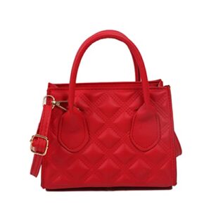hundred fortune women fashion lattice embossing shoulder bags female leather crossbody bag