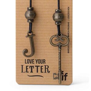 IF Book Keepers Personalised Bookmark - Letter J