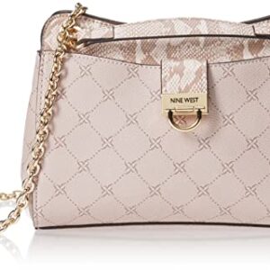 NINE WEST Clara Crossbody, Blush Logo Multi