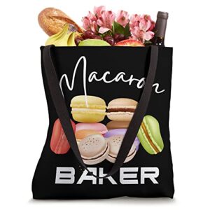 Macaron Baker French Candy Dessert Love Baking Tote Bag