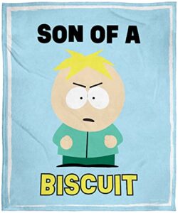 intimo south park show stan kyle cartman kenny mccormick son of a biscuit throw blanket