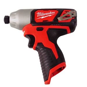 Milwaukee 2462-20 M12 12-Volt Li-ion 1/4" Cordless Hex Impact Driver Bare Tool