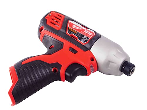 Milwaukee 2462-20 M12 12-Volt Li-ion 1/4" Cordless Hex Impact Driver Bare Tool