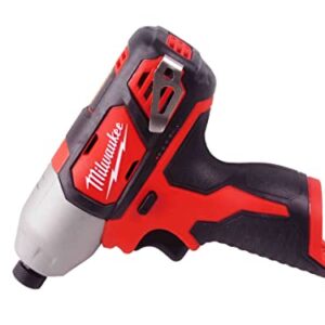 Milwaukee 2462-20 M12 12-Volt Li-ion 1/4" Cordless Hex Impact Driver Bare Tool