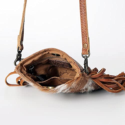 American Darling Cowhide Crossbody with Fringe