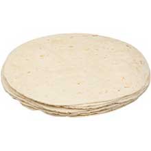 mexican original receta de oro white pressed flour tortilla, 10 inch — 12 per case.