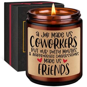 gspy scented candles – coworker gifts for women, men – funny coworker gifts, coworker leaving gifts – funny work, mothers day, birthday, friendship, going away gift for coworker, best friends, bestie