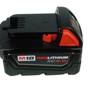 Milwaukee 48-11-1840 18-Volt M18 Red Lithium Xc 4.0 Ah Battery Packs