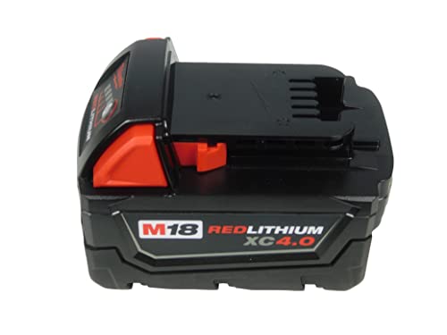 Milwaukee 48-11-1840 18-Volt M18 Red Lithium Xc 4.0 Ah Battery Packs