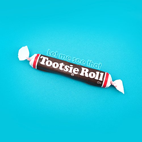 Tootsie Roll 280-Count Tub - Resealable Plastic Jar of Individually Wrapped Treat Size Tootsie Rolls - 98 Ounce, Chocolate