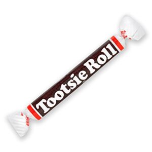 Tootsie Roll 280-Count Tub - Resealable Plastic Jar of Individually Wrapped Treat Size Tootsie Rolls - 98 Ounce, Chocolate