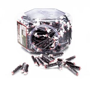 Tootsie Roll 280-Count Tub - Resealable Plastic Jar of Individually Wrapped Treat Size Tootsie Rolls - 98 Ounce, Chocolate