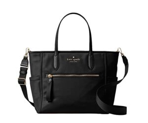 kate spade new york chelsea nylon satchel (black)