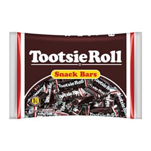 tootsie roll snack bars, individually foil wrapped, 14.5 oz bag, 14.5 oz