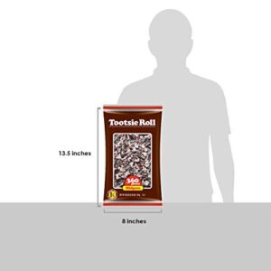 Tootsie Roll Midgees – Chewy Chocolate Gluten-Free Candy – Bulk Bag of Individually Wrapped Candies for Kids, Parties, Classroom – 360 Count (Pack of 1)