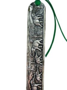 1 x beautiful elephant thai handmade bookmarks
