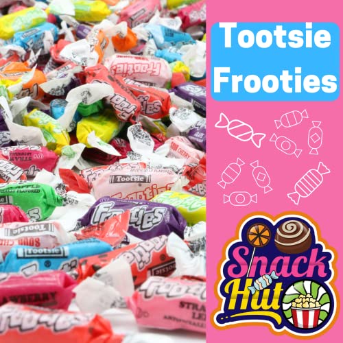 Tootsie Frooties Candy - Tootsie Roll Fruit Chews Candy - Flavored ...