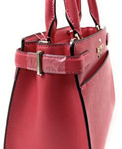 Kate Spade New York Staci Small Saffiano Leather Satchel Bag (Watermelon)