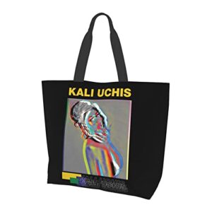 Kali Uchis Tote Bag Women'S Large Capacity Shopping Shoulder Bag Travel Beach Bag With Lining